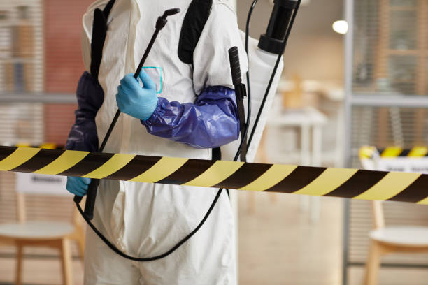 Professional Biohazard Cleanup technician working in Germantown, IL